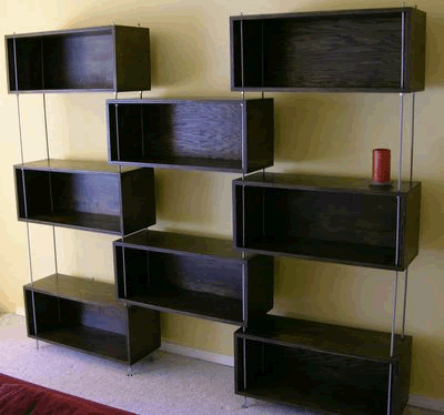 Contemporary Furniture Chicago Illinois on The Art Of Square Shelves Design